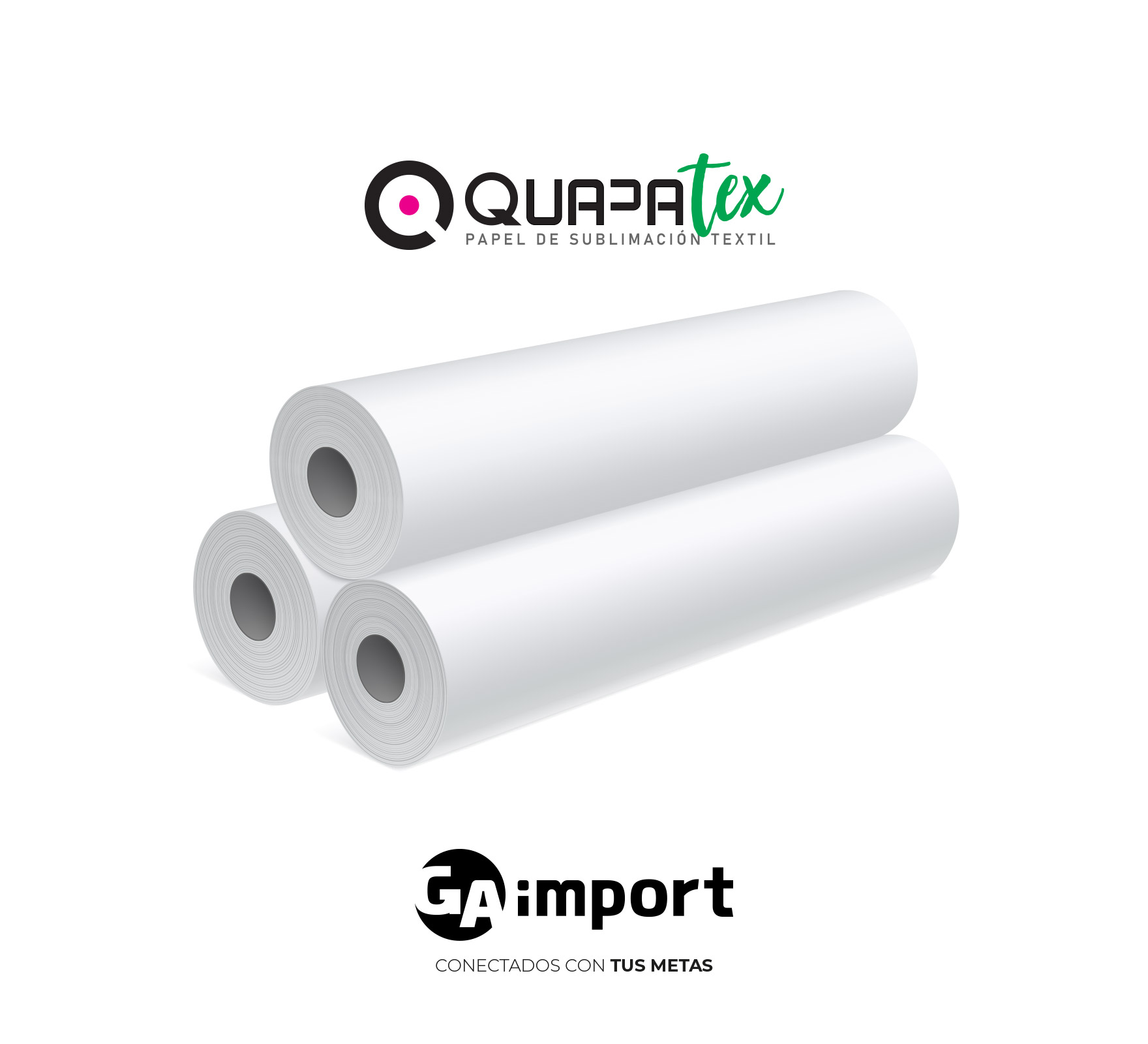 ROLLO DE PAPEL PARA SUBLIMACION 80 GRAMOS DE 1.18MTS X 100MTS